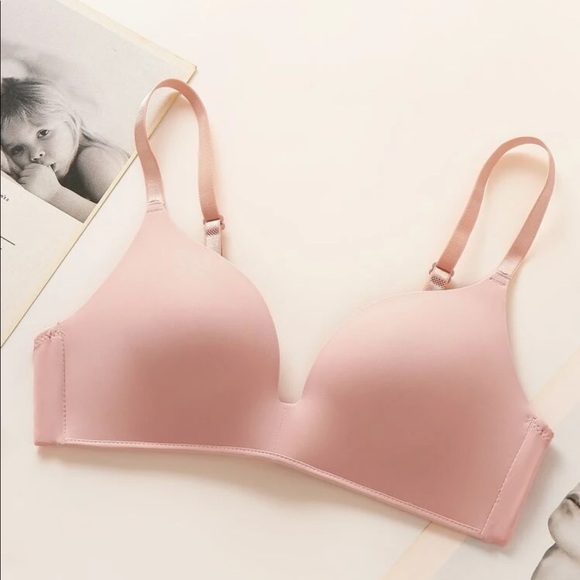 New SHEIN 3 Piece Bra (Maroon, Pink, and Black). No Underwire Pushup Bra 36C - Picture 3 of 5